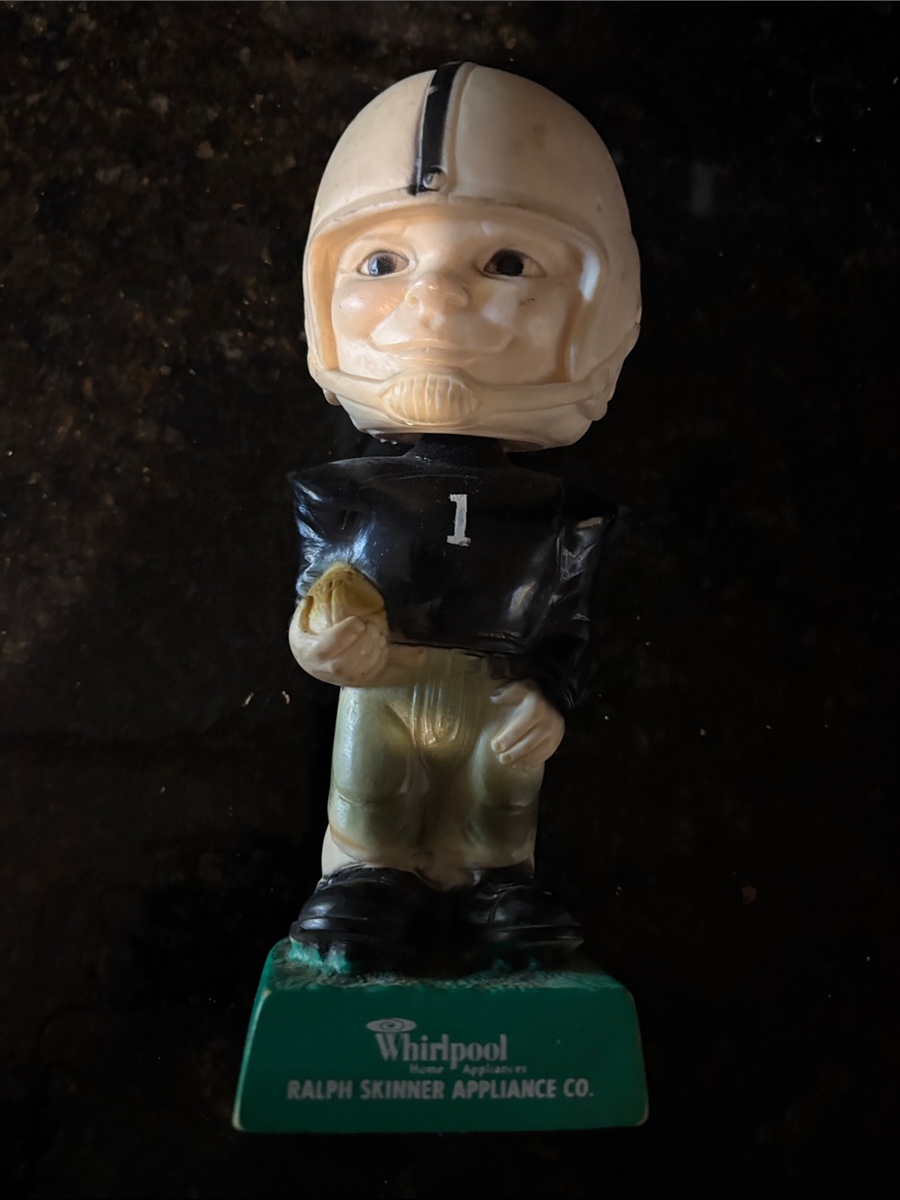 Vintage Advertising Oakland Raiders Football Player